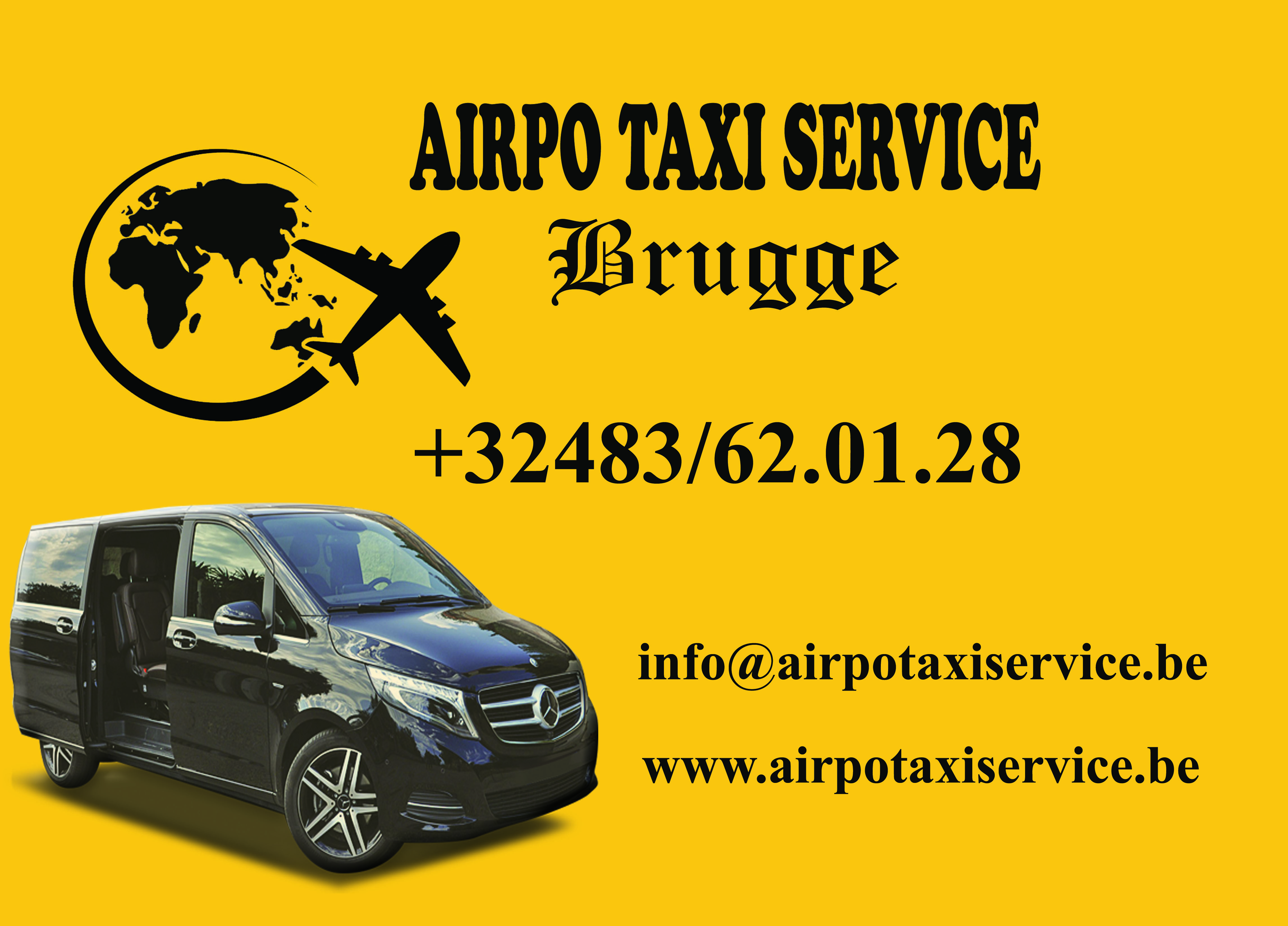 taxibedrijven Jabbeke Airpo Taxi service