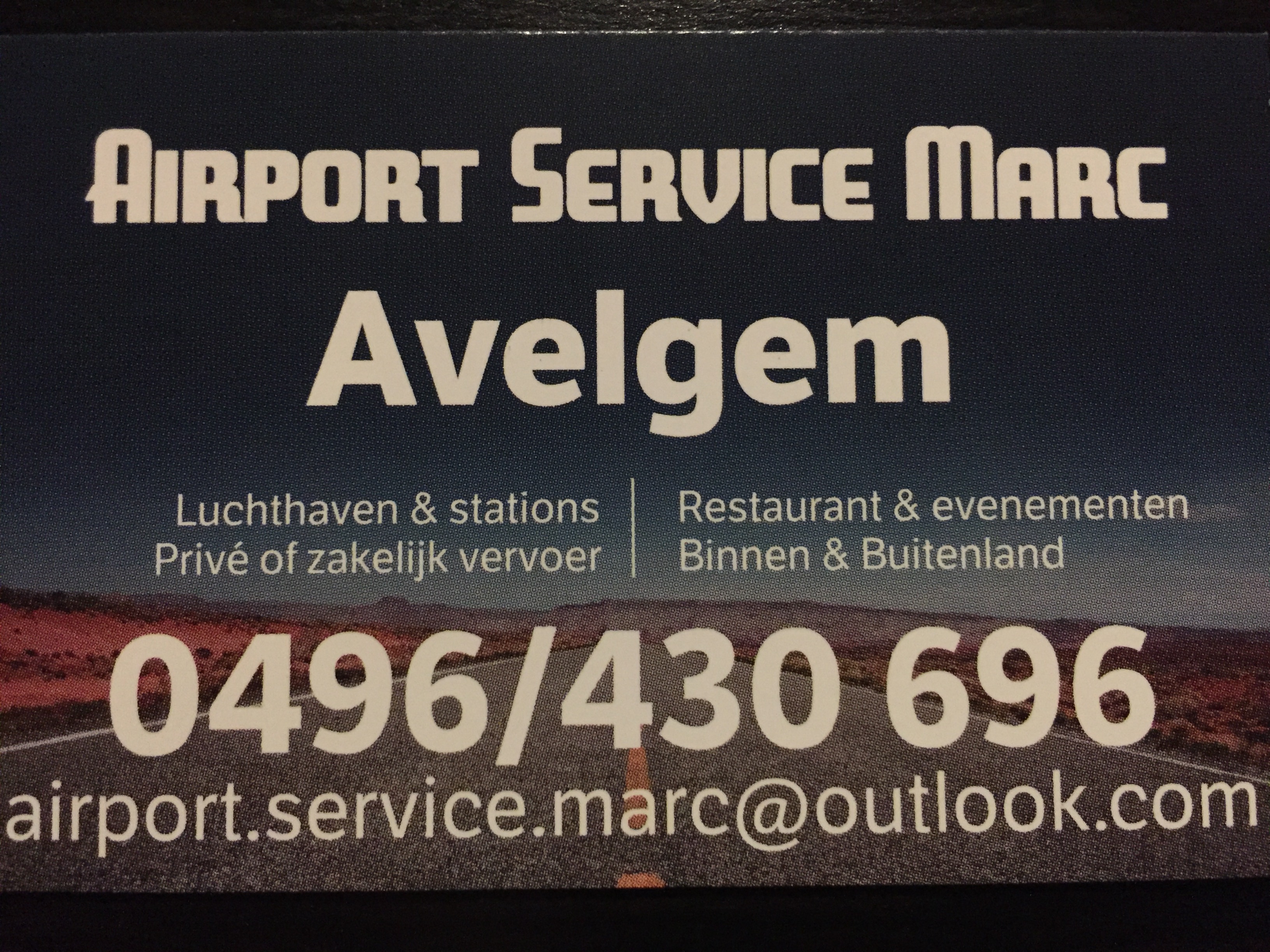 taxibedrijven Kortrijk Airport Service Marc Avelgem