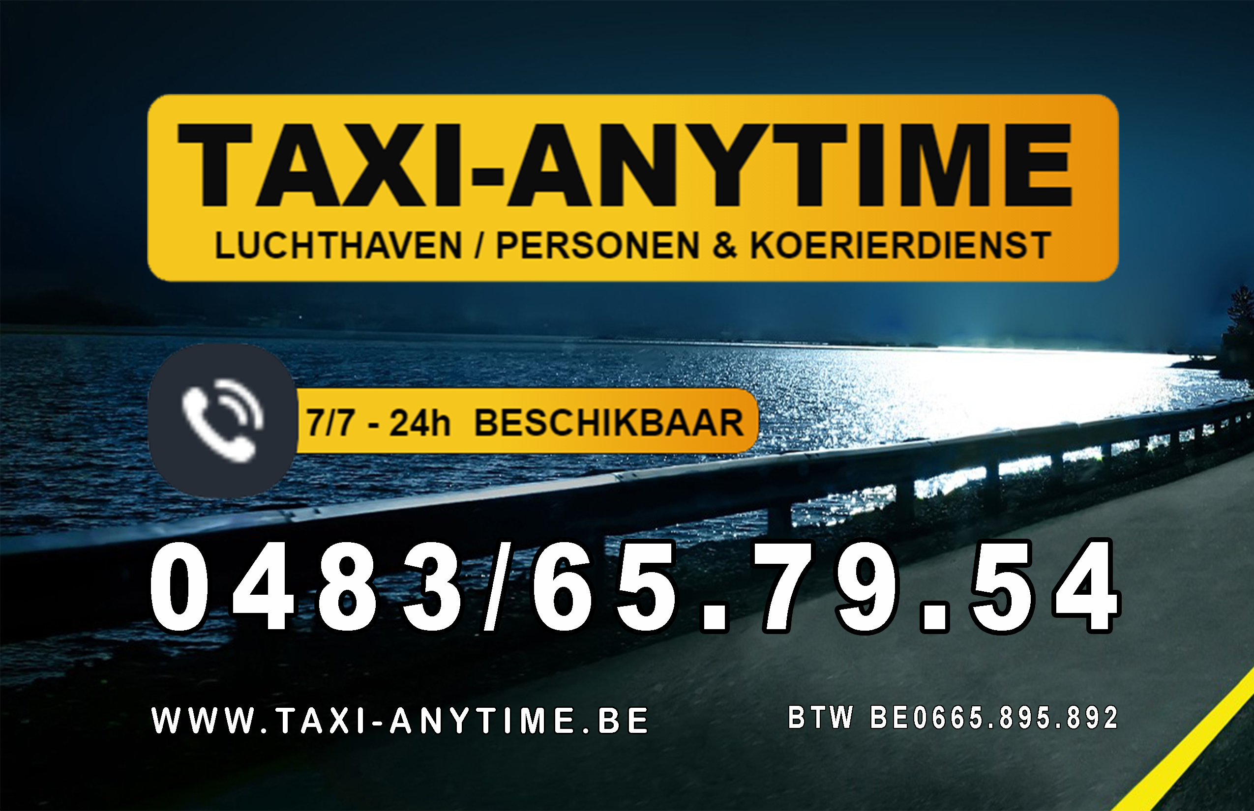 taxibedrijven Izenberge anytime taxi