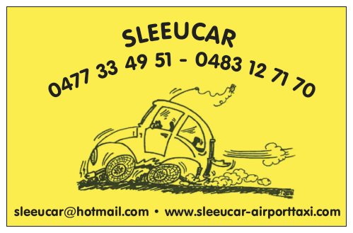 taxibedrijven Vilvoorde SLEEUCAR