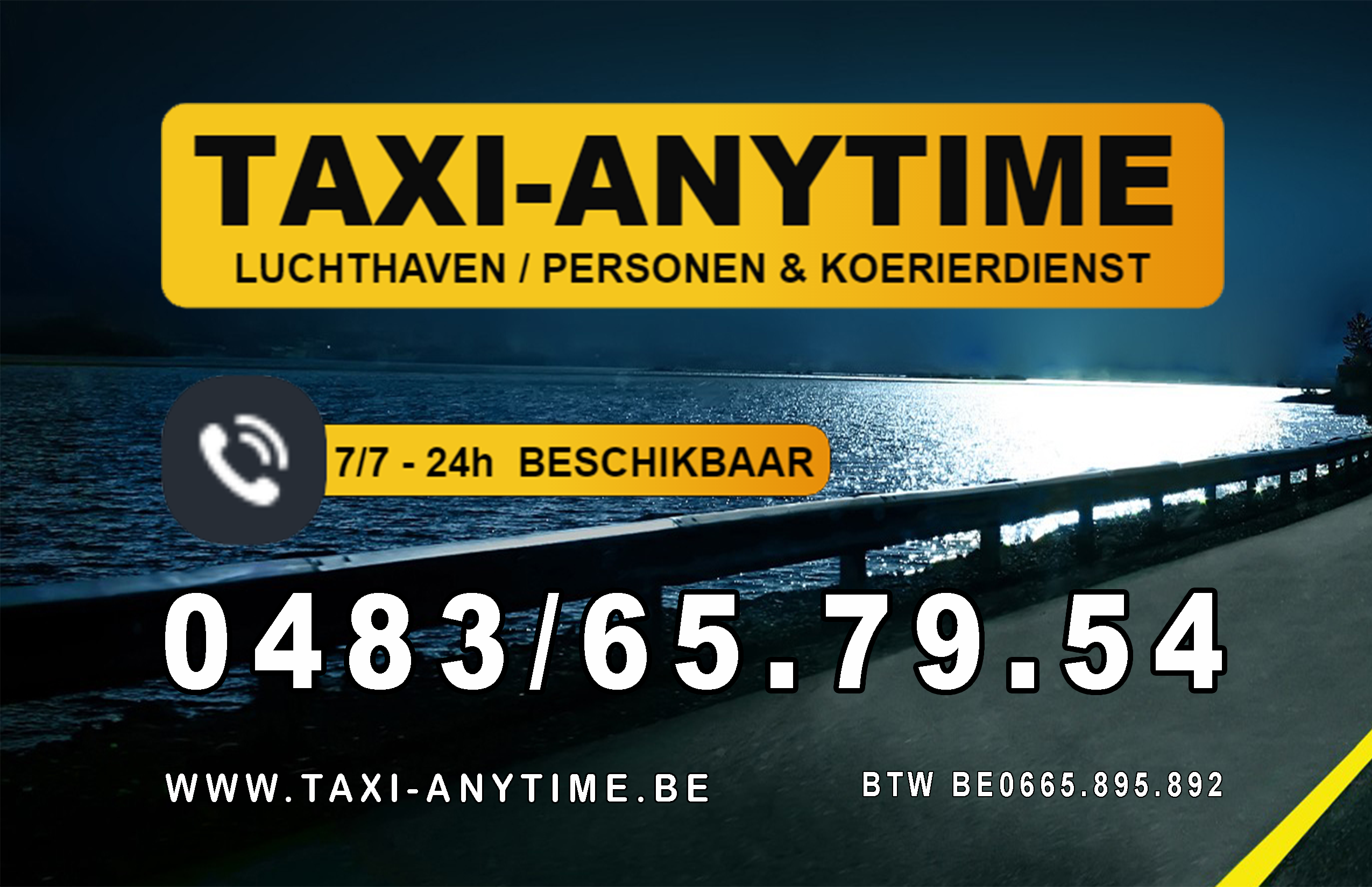 taxibedrijven Vinkt Taxi-Anytime